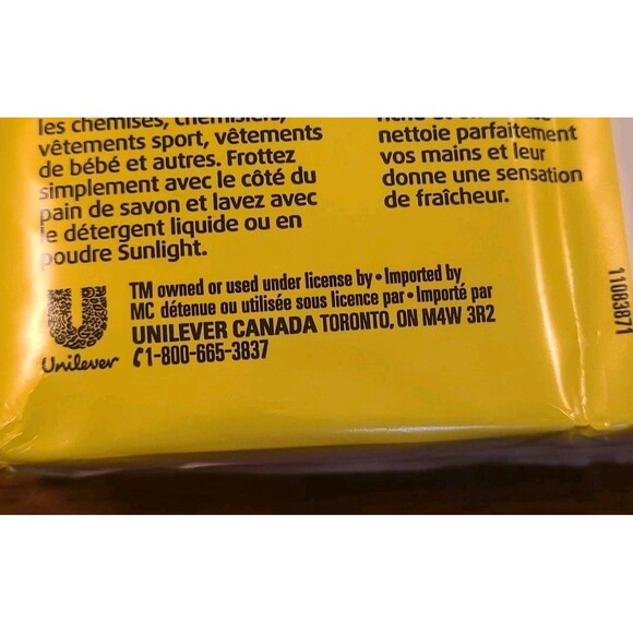 NOS Sunlight PURE SOAP Laundry Detergent Bar 2 x 130 g Made in Canada Multi Avl - Picture 6 of 10